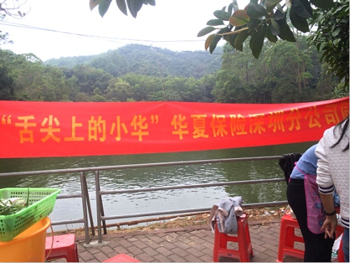 華夏保險分公司在深圳九龍山生態(tài)園舉辦舌尖上的美食廚藝賽